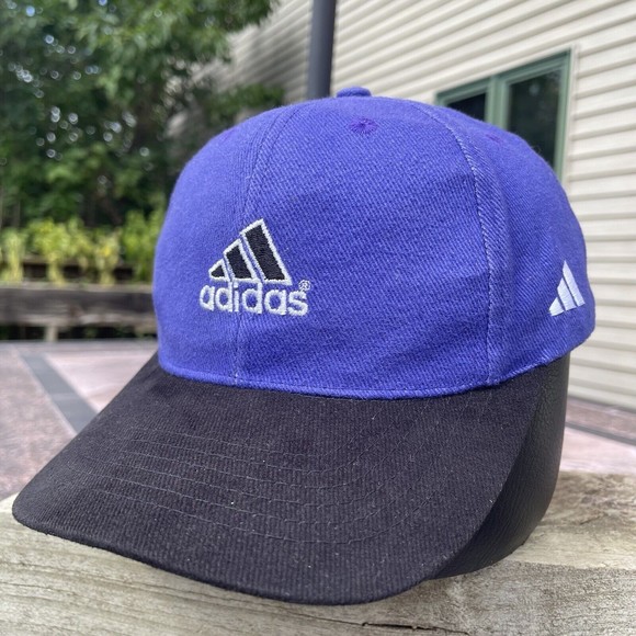 Vintage Adidas Snapback Logo Spellout Hat Cap - Picture 5 of 13
